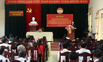 Kiện toàn nhân sự nhiệm kỳ 2014 - 2019