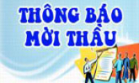 THÔNG BÁO MỜI THẦU