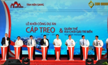 Phú Quốc khởi công dự án cáp treo dài nhất thế giới