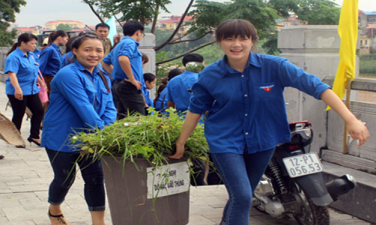 Xây dựng lớp thanh niên sống đẹp, giàu lòng yêu nước