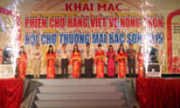 Bắc Sơn: Khai mạc Phiên chợ hàng Việt về nông thôn