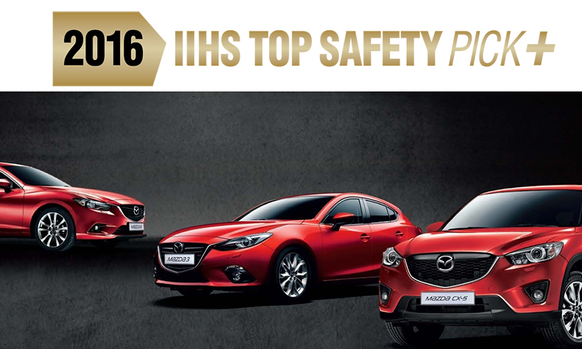 Mazda3, Mazda6 và CX-5 đạt an toàn cao nhất