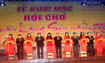 Khai mạc Hội chợ Xuân Lạng Sơn 2016