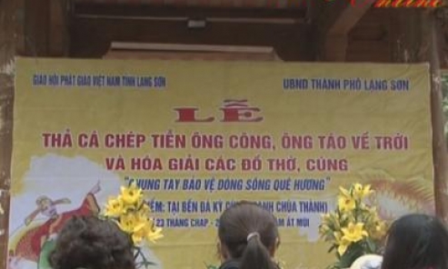 Công, ông Táo về trời: Hơn 400 người hướng dẫn, đảm bảo trật tự an toàn giao thông tại các điểm thả cá