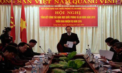 Hội đồng giáo dục quốc phòng và an ninh tỉnh triển khai nhiệm vụ năm 2016