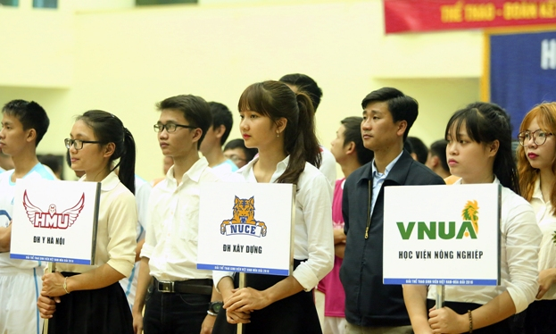 Khai mạc Giải Thể thao sinh viên Việt Nam khu vực Hà Nội