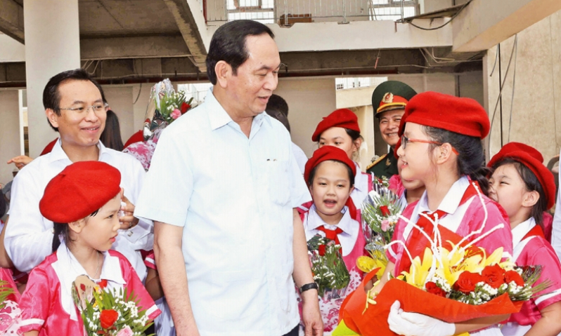 Chủ tịch nước Trần Đại Quang thăm, làm việc tại Đà Nẵng và Quân khu 5