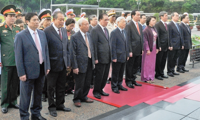 Lãnh đạo Đảng, Nhà nước vào Lăng viếng Chủ tịch Hồ Chí Minh