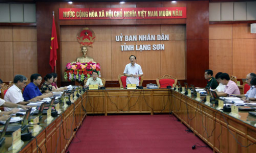 UBND tỉnh Lạng Sơn họp thường kỳ tháng 6