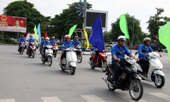 2.500 thanh niên tham gia ngày hội văn hóa giao thông