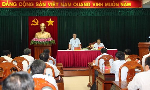 Phó Thủ tướng Vương Đình Huệ làm việc với Ban Chỉ đạo Tây Nam Bộ