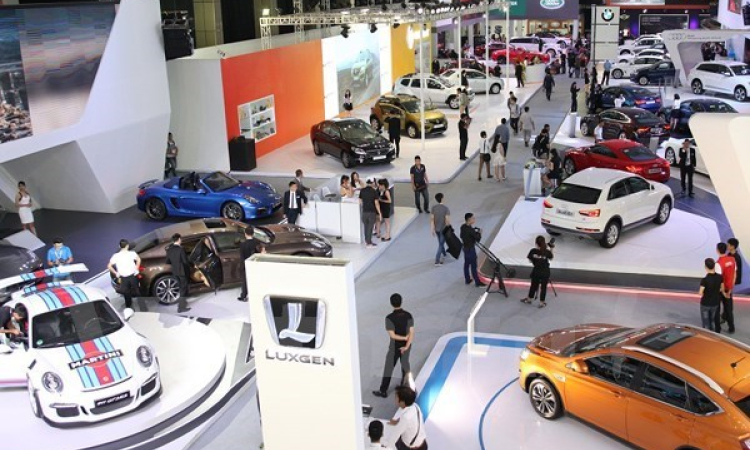 Gần 100 mẫu xe được trưng bày ở triển lãm Vietnam Motor Show