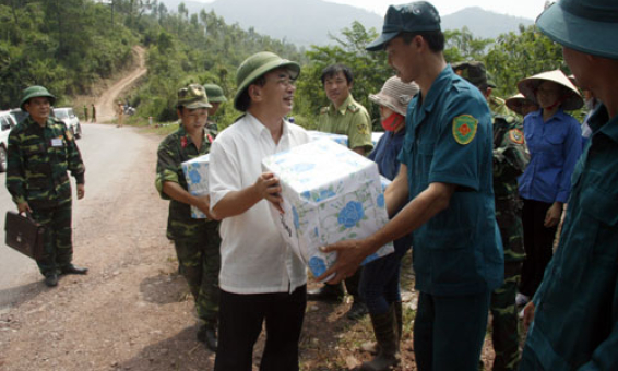 Đình Lập diễn tập phòng, chống cháy rừng