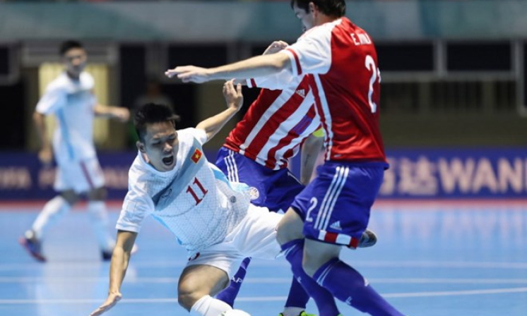 Đội tuyển Futsal Việt Nam không thể gây bất ngờ trước Paraguay