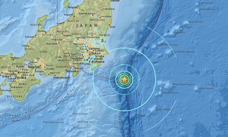 Nhật Bản: Động đất mạnh 6,4 độ Richter ở Đông Nam Tokyo