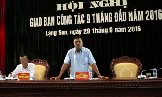 Thường trực Tỉnh ủy giao ban công tác 9 tháng đầu năm