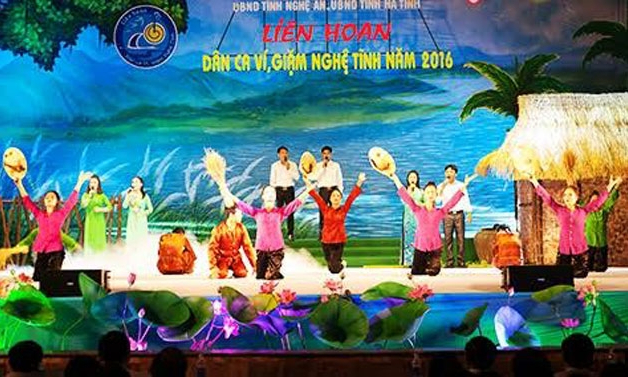 Khai mạc Liên hoan dân ca ví, giặm Nghệ Tĩnh năm 2016