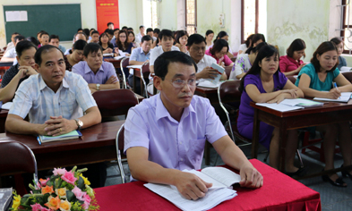 Đảng bộ thành phố xây dựng đội ngũ cán bộ lãnh đạo, quản lý