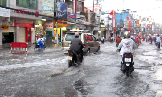 Cảnh báo nguy cơ ngập úng đặc biệt tại Thành phố Hồ Chí Minh