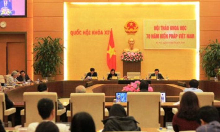 Hội thảo khoa học 70 năm Hiến pháp Việt Nam