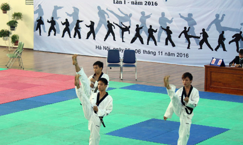 Taekwondo Hà Nội có thêm sân chơi cho sinh viên