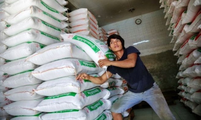 Lượng gạo xuất khẩu của Campuchia tăng