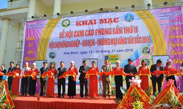 Tưng bừng Lễ hội cam Cao Phong lần thứ hai, năm 2016