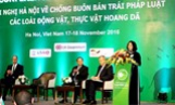 Khai mạc hội nghị quốc tế về chống buôn bán động vật, thực vật hoang dã