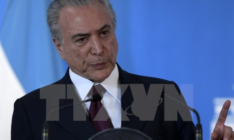 Tổng thống Brazil Michel Temer bác bỏ cáo buộc tham nhũng