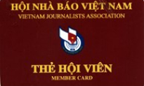 Hội Nhà báo Việt Nam ban hành thẻ hội viên giai đoạn 2016-2021