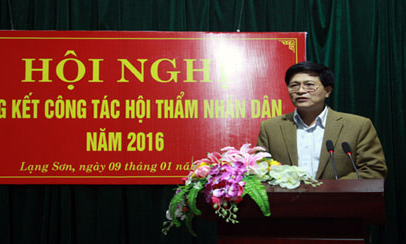 Tổng kết công tác hội thẩm nhân dân năm 2016