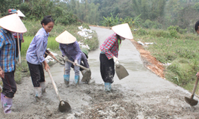 Phát huy nội lực thực hiện tiêu chí giao thông