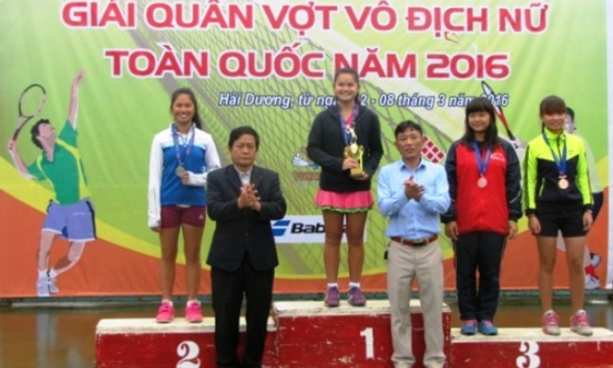 Khởi tranh Giải quần vợt vô địch nữ toàn quốc 2017