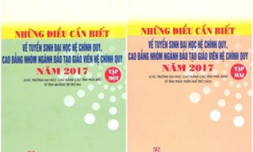 Phát hành cuốn Những điều cần biết về tuyển sinh ĐH, CĐ năm 2017