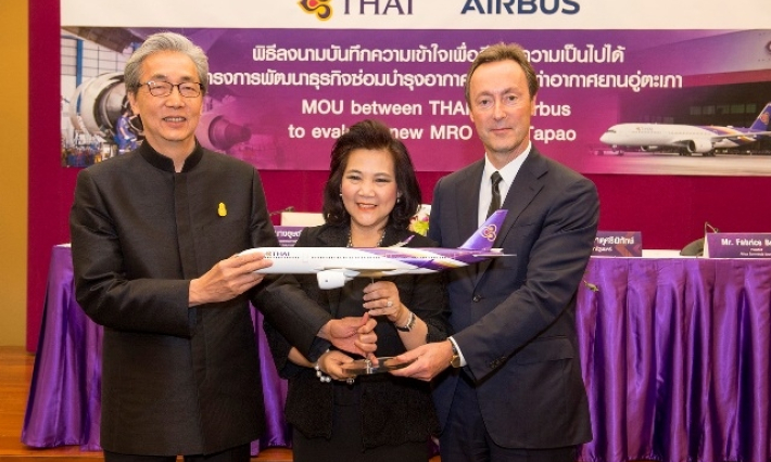 Airbus và Thai Airways ký biên bản ghi nhớ hợp tác