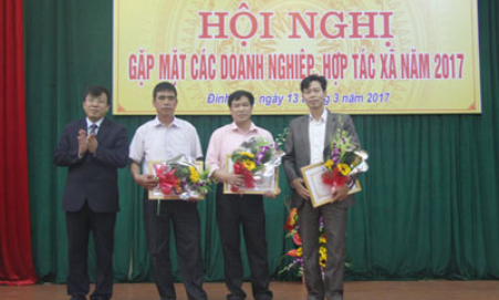 Gặp mặt doanh nghiệp, hợp tác xã năm 2017