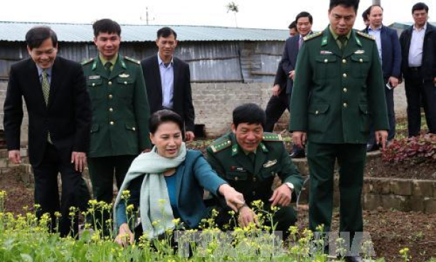 Chủ tịch Quốc hội Nguyễn Thị Kim Ngân thăm và làm việc tại tỉnh Lai Châu