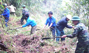 Xung kích bảo vệ chủ quyền, an ninh biên giới