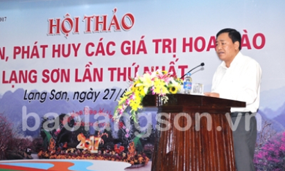 Hội thảo Bảo tồn, phát huy các giá trị hoa đào Lạng Sơn