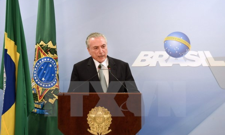 Tổng thống Brazil Michel Temer thay Bộ trưởng Tư pháp