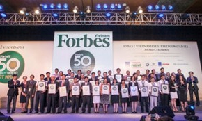 Forbes công bố 50 công ty niêm yết tốt nhất năm 2017