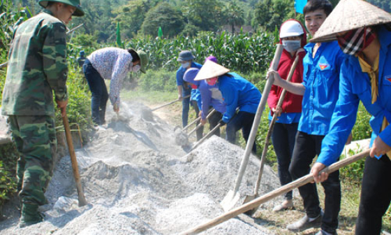 Tỉnh đoàn tổ chức lễ ra quân tình nguyện hè 2017