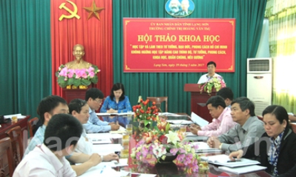 Hội thảo khoa học về Học tập và làm theo tư tưởng, đạo đức, phong cách Hồ Chí Minh