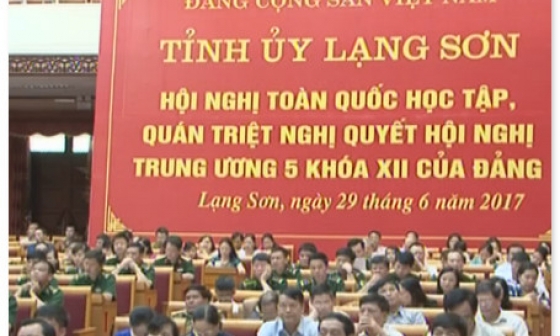 QUÁN TRIỆT NGHỊ QUYẾT TRUNG ƯƠNG 5 KHÓA XII CỦA ĐẢNG