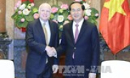 Chủ tịch nước tiếp Thượng nghị sĩ Hoa Kỳ John McCain