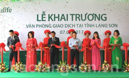 Khai trương Văn phòng bảo hiểm Manulife tại Lạng Sơn