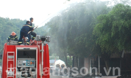 Chủ động phòng cháy tại chợ