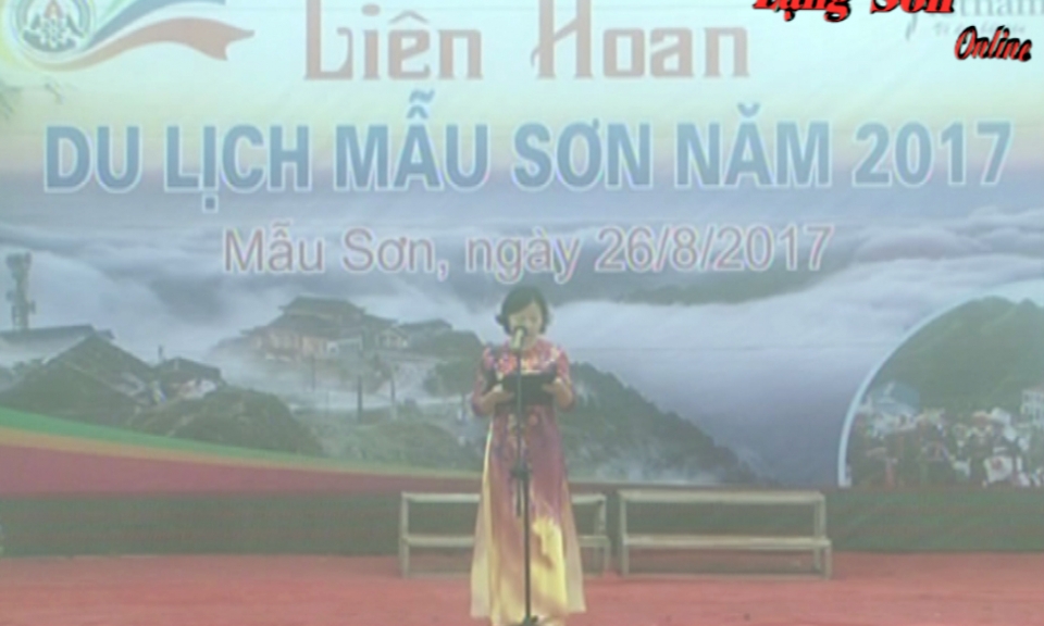 Sôi nổi Liên hoan du lịch Mẫu Sơn năm 2017