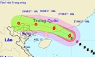 Bão giật cấp 12 ‘thần tốc’ tiến vào Quảng Đông (Trung Quốc); Bắc Bộ mưa lớn diện rộng