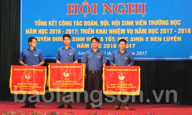 Tổng kết công tác đoàn, đội, hội trường học năm học 2016-2017